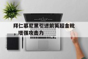 包含拜仁慕尼黑引进前英超金靴，增强攻击力的词条