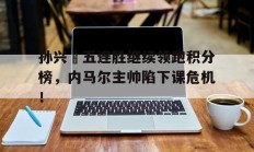 孙兴慜五连胜继续领跑积分榜，内马尔主帅陷下课危机！孙兴慜本赛季进球视频