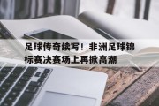 足球传奇续写！非洲足球锦标赛决赛场上再掀高潮的简单介绍