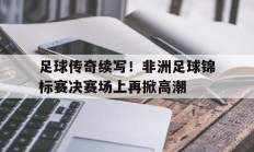足球传奇续写！非洲足球锦标赛决赛场上再掀高潮的简单介绍