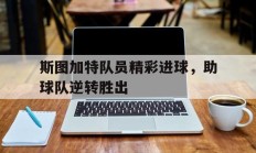 斯图加特队员精彩进球，助球队逆转胜出